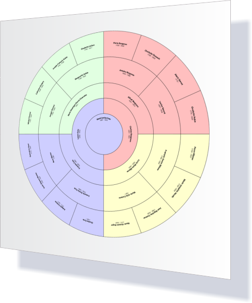 Cote family tree icon