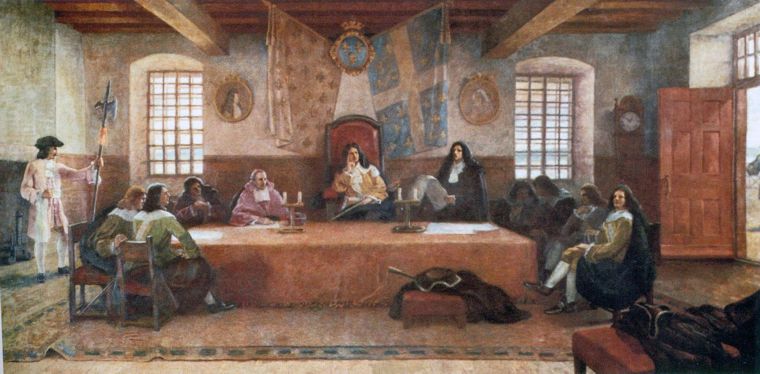 Conseil Souverain by Charles Huot