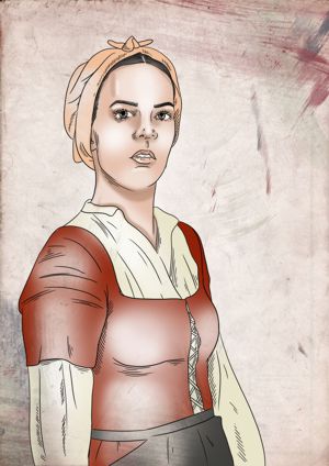 Artist's concept of Jeanne Godequin