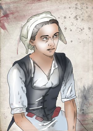 Artist's concept of Marguerite Lamain