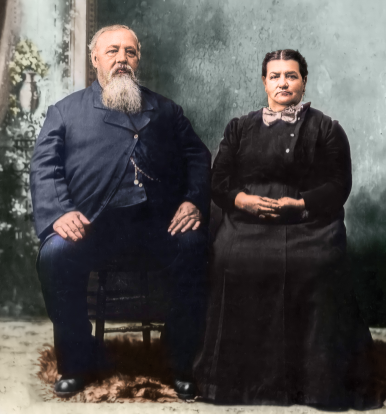 Lazare Côté and Clarice Bergeron