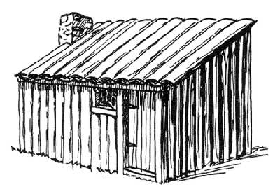 Sketch of a simple habitant cabin